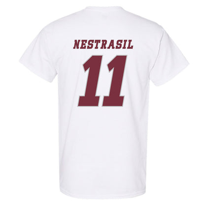 UMass - NCAA Men's Ice Hockey : Vaclav Nestrasil - Classic Shersey T-Shirt-1