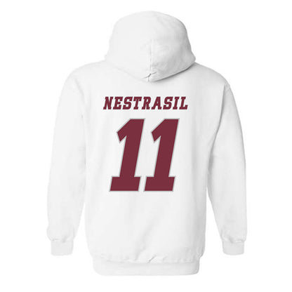 UMass - NCAA Men's Ice Hockey : Vaclav Nestrasil - Classic Shersey Hooded Sweatshirt-1