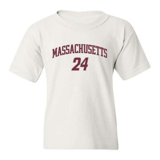 UMass - NCAA Men's Ice Hockey : Elias Zimmerman - Classic Shersey Youth T-Shirt-0