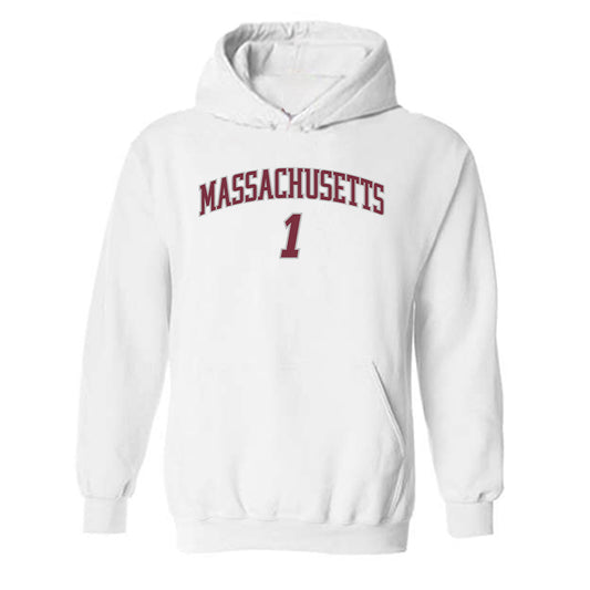UMass - NCAA Men's Ice Hockey : Jackson Irving - Classic Shersey Hooded Sweatshirt-0