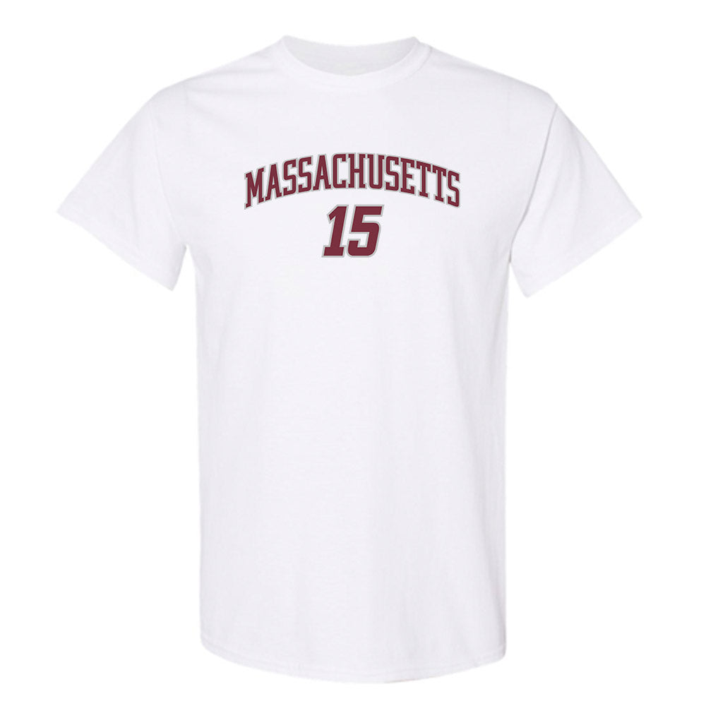 UMass - NCAA Men's Ice Hockey : Justin Kerr - Classic Shersey T-Shirt-0