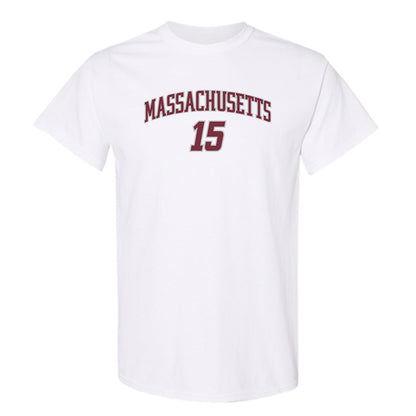 UMass - NCAA Men's Ice Hockey : Justin Kerr - Classic Shersey T-Shirt-0
