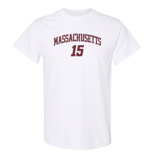 UMass - NCAA Men's Ice Hockey : Justin Kerr - Classic Shersey T-Shirt-0