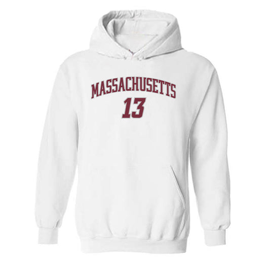 UMass - NCAA Men's Ice Hockey : Landon Nycz - Classic Shersey Hooded Sweatshirt-0