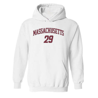 UMass - NCAA Men's Ice Hockey : Tobias Trejbal - Classic Shersey Hooded Sweatshirt-0