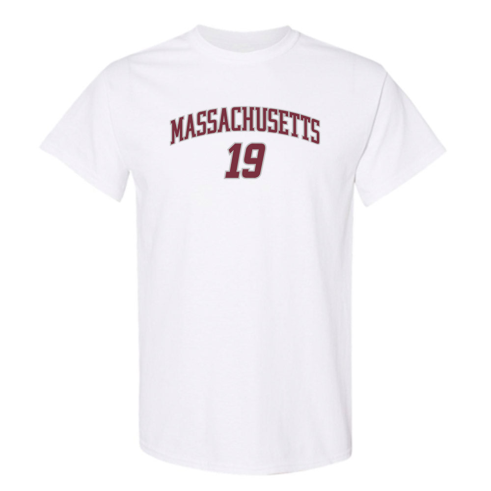 UMass - NCAA Men's Ice Hockey : Mikey DeAngelo - Classic Shersey T-Shirt-0