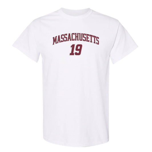 UMass - NCAA Men's Ice Hockey : Mikey DeAngelo - Classic Shersey T-Shirt-0