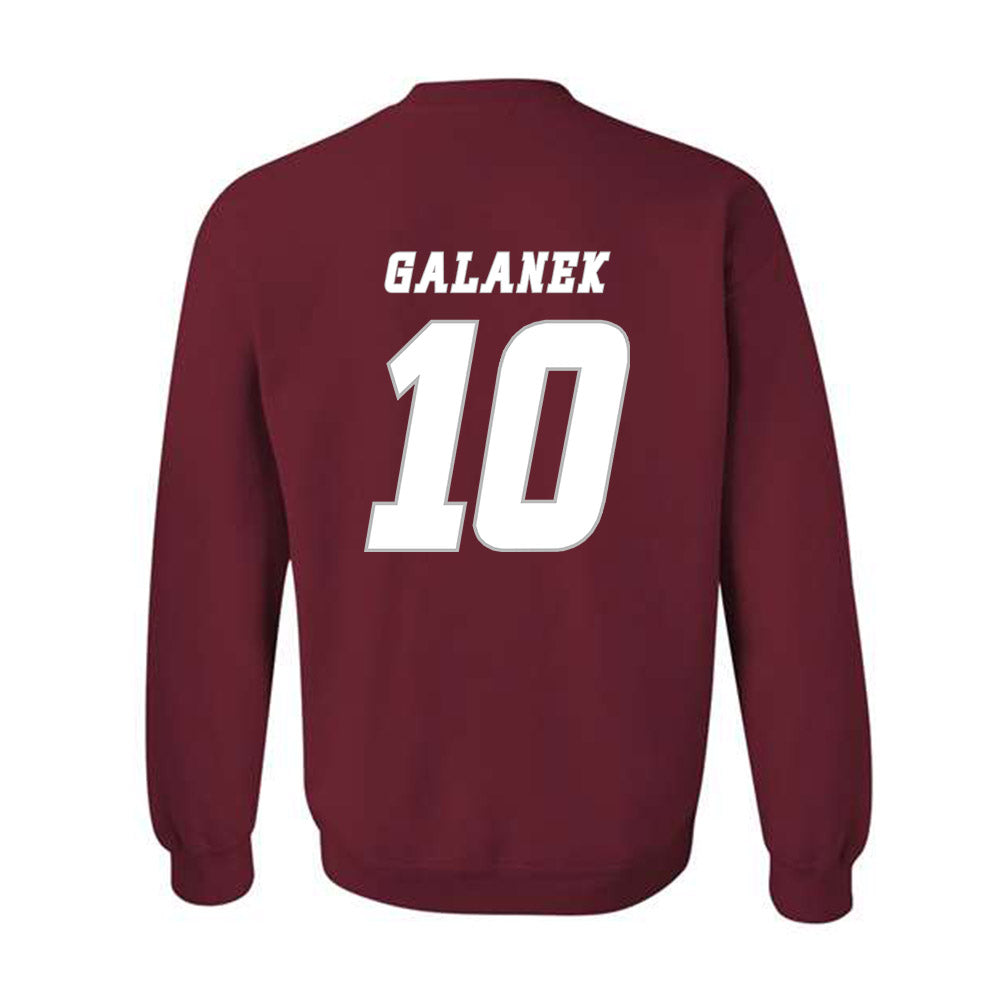 UMass - NCAA Men's Ice Hockey : Jack Galanek - Classic Shersey Crewneck Sweatshirt-1