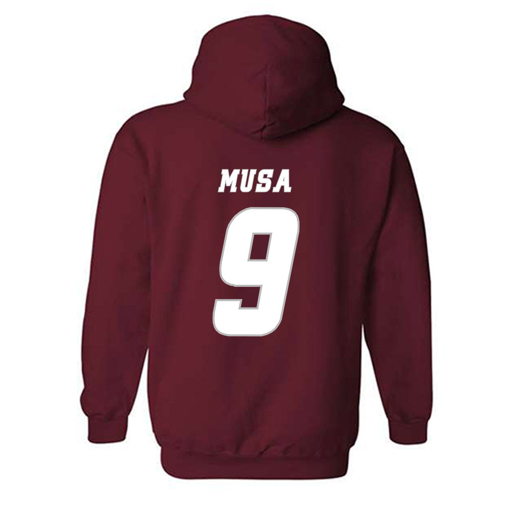 UMass - NCAA Men's Ice Hockey : Jack Musa - Hooded Sweatshirt Classic Shersey