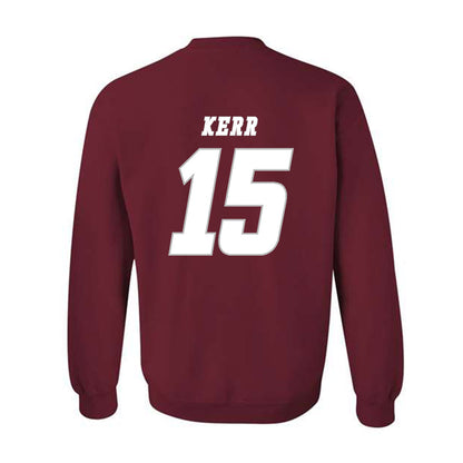 UMass - NCAA Men's Ice Hockey : Justin Kerr - Classic Shersey Crewneck Sweatshirt-1