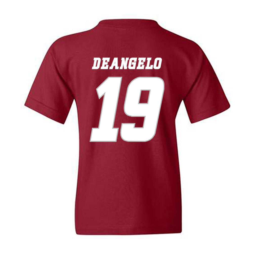 UMass - NCAA Men's Ice Hockey : Mikey DeAngelo - Classic Shersey Youth T-Shirt-1