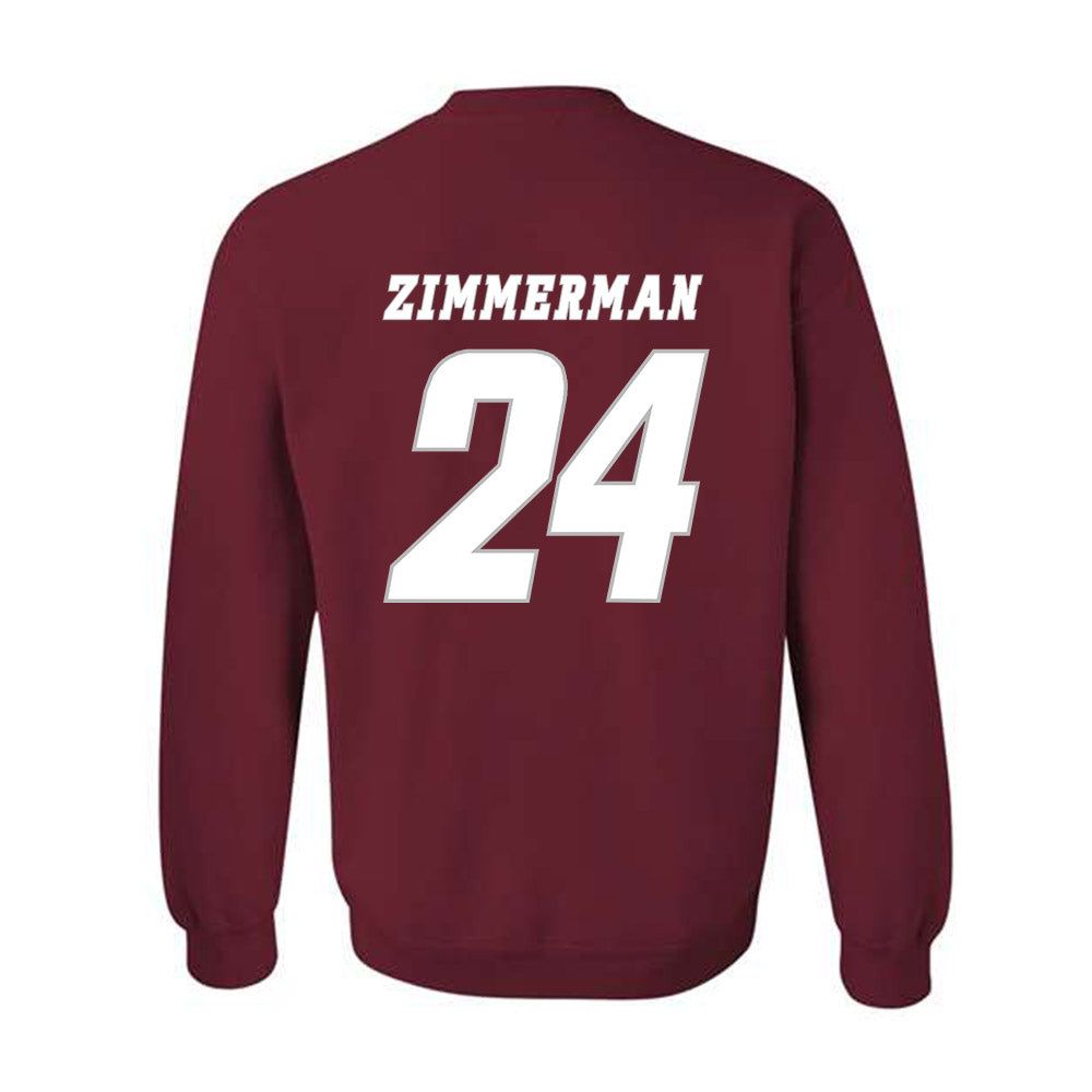 UMass - NCAA Men's Ice Hockey : Elias Zimmerman - Classic Shersey Crewneck Sweatshirt-1