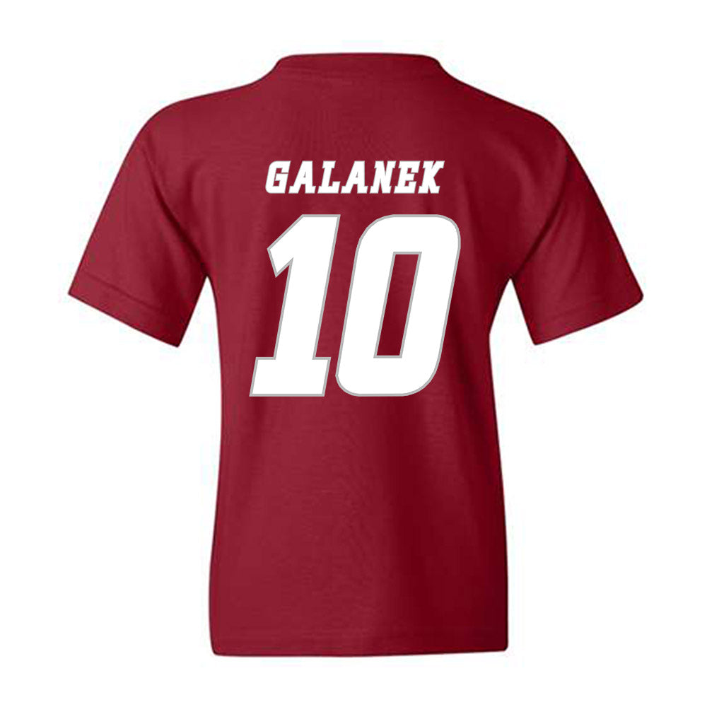 UMass - NCAA Men's Ice Hockey : Jack Galanek - Classic Shersey Youth T-Shirt-1