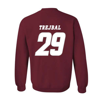 UMass - NCAA Men's Ice Hockey : Tobias Trejbal - Classic Shersey Crewneck Sweatshirt-1