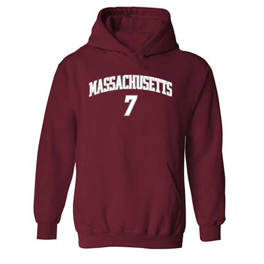UMass - NCAA Men's Ice Hockey : Owen Mehlenbacher - Classic Shersey Hooded Sweatshirt-0