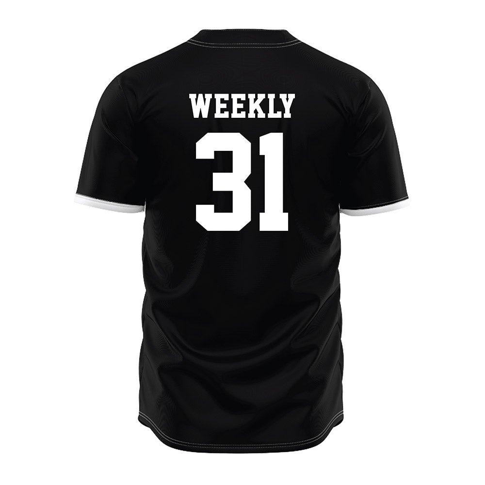 NMSU - NCAA Baseball : Dylan Weekly - Black Jersey-1