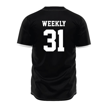 NMSU - NCAA Baseball : Dylan Weekly - Black Jersey-1