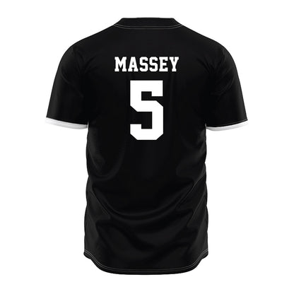 NMSU - NCAA Baseball : Noah Massey - Black Jersey-1
