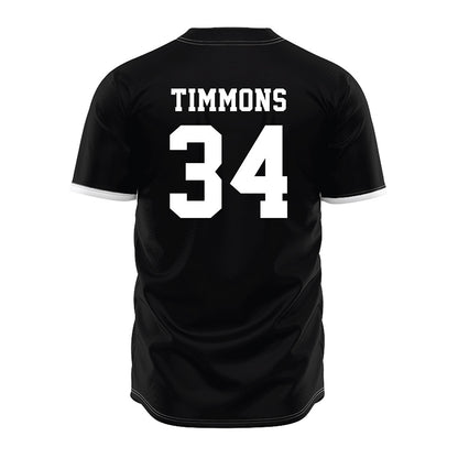 NMSU - NCAA Baseball : Carson Timmons - Black Jersey-1