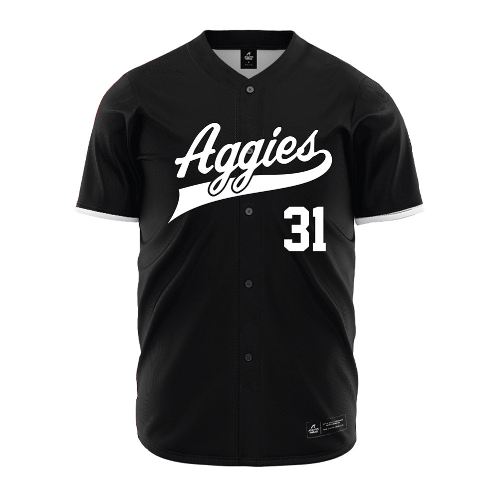 NMSU - NCAA Baseball : Dylan Weekly - Black Jersey-0