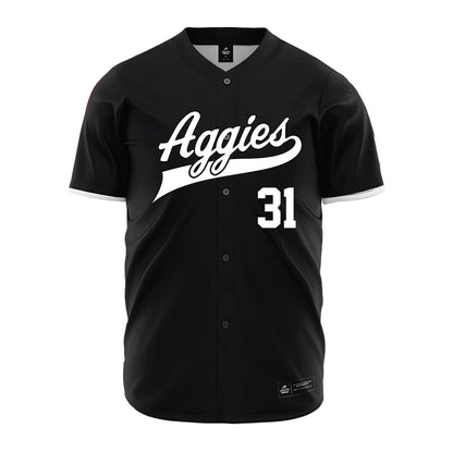 NMSU - NCAA Baseball : Dylan Weekly - Black Jersey-0