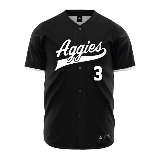 NMSU - NCAA Baseball : Aidan Lombardi - Black Jersey-0