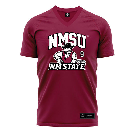 NMSU - NCAA Women's Soccer : Filucca Daugaard - Red Soccer Jersey-0