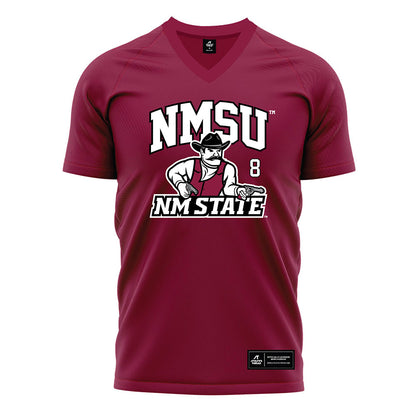 NMSU - NCAA Women's Soccer : Marlee Cavitt - Red Soccer Jersey-0