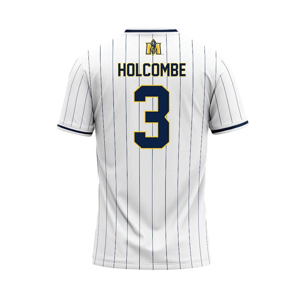 Murray State - NCAA Softball : Parker Holcombe - White Baseball Jersey