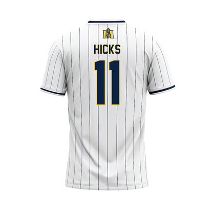 Murray State - NCAA Softball : Adison Hicks - White Baseball Jersey