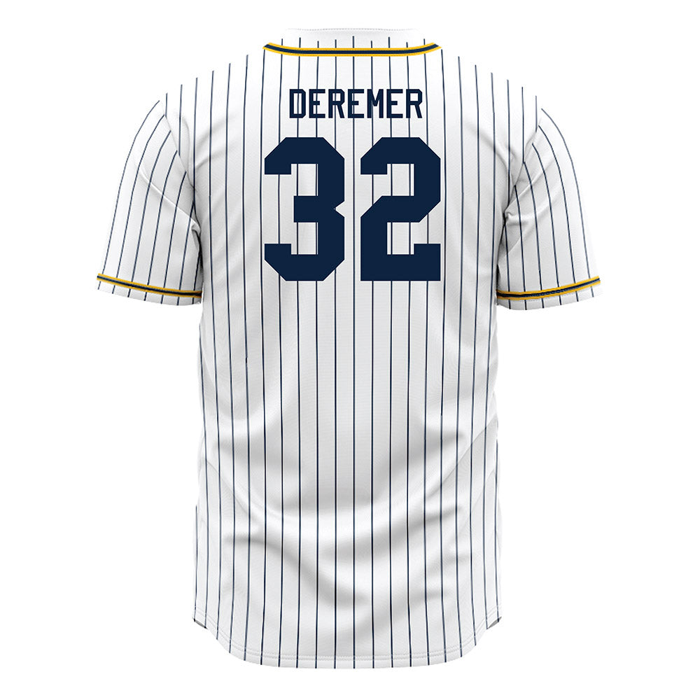 Murray State - NCAA Baseball : Drew Deremer - White Jersey-1