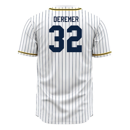 Murray State - NCAA Baseball : Drew Deremer - White Jersey-1
