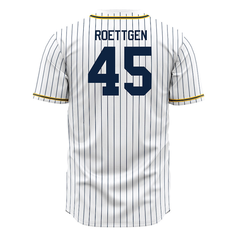 Murray State - NCAA Baseball : Jacob Roettgen - White Jersey-1