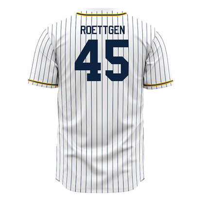 Murray State - NCAA Baseball : Jacob Roettgen - White Jersey-1