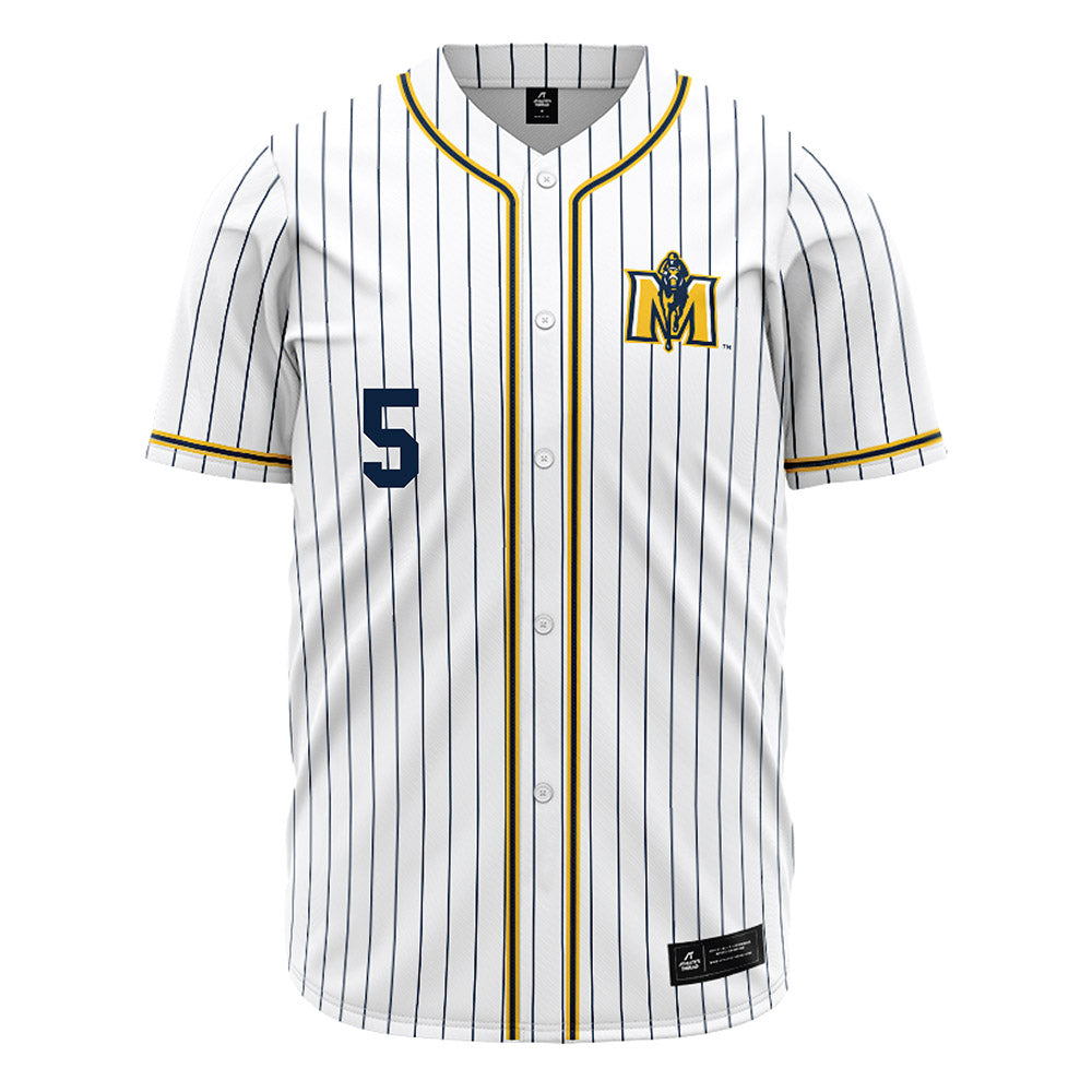 Murray State - NCAA Baseball : Kristofer Hokenson - White Jersey-0