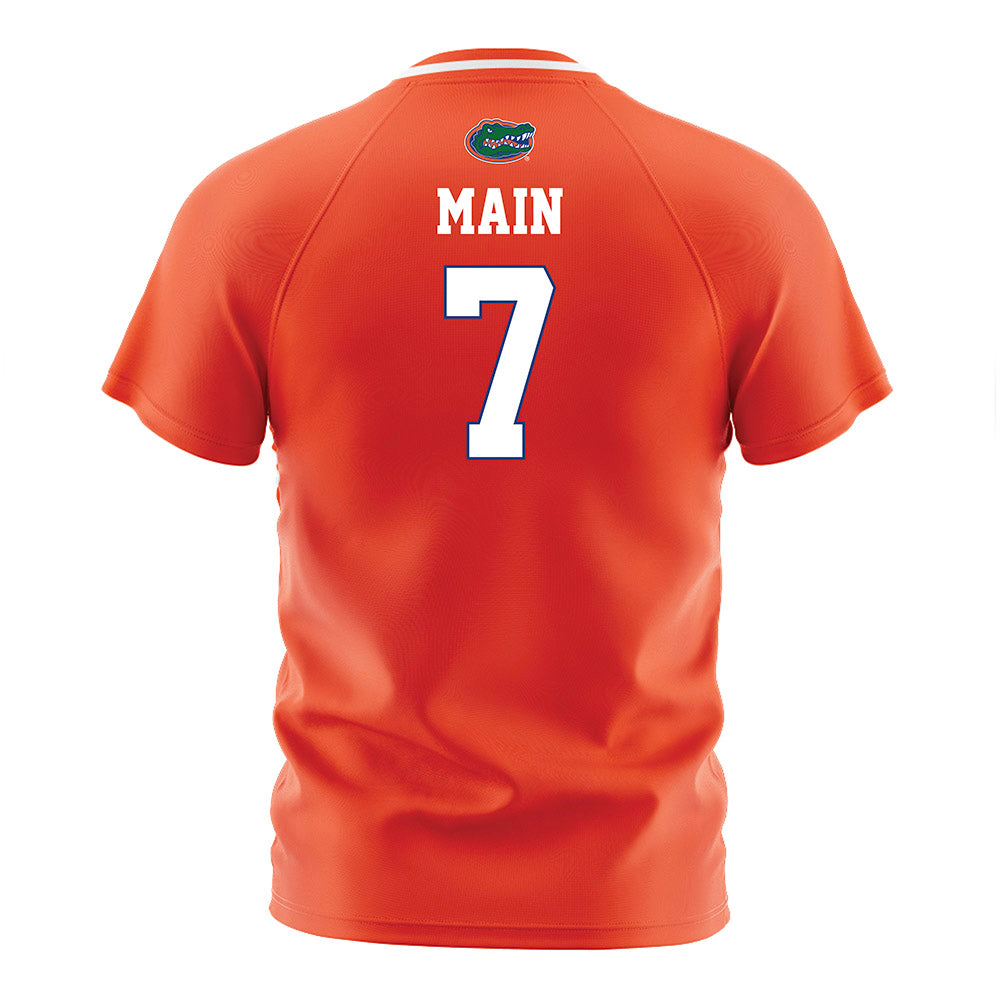 Florida - NCAA Women's Soccer : Zoe Main - Orange Soccer Jersey-1