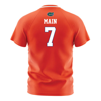 Florida - NCAA Women's Soccer : Zoe Main - Orange Soccer Jersey-1