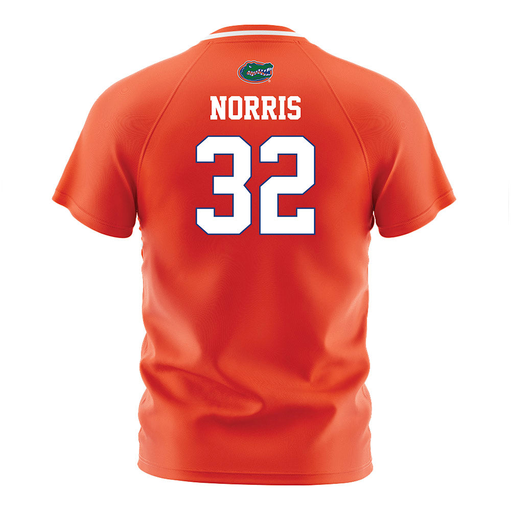 Florida - NCAA Women's Soccer : Nylah Norris - Orange Soccer Jersey-1