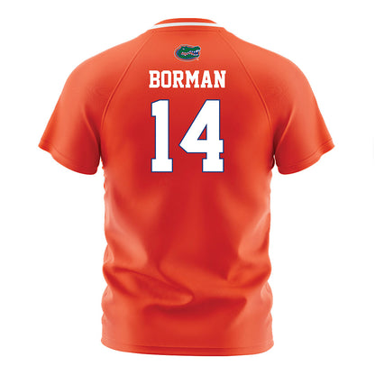 Florida - NCAA Women's Soccer : Tatum Borman - Orange Soccer Jersey-1