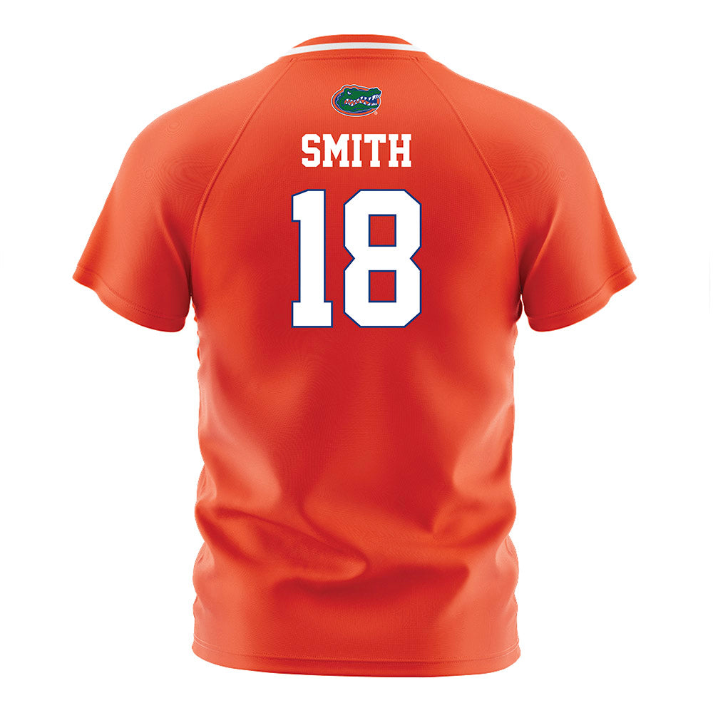 Florida - NCAA Women's Soccer : Kelsey Smith - Orange Soccer Jersey-1