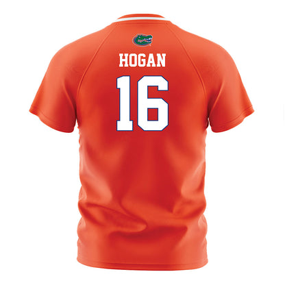Florida - NCAA Women's Soccer : Courtney Hogan - Orange Soccer Jersey-1