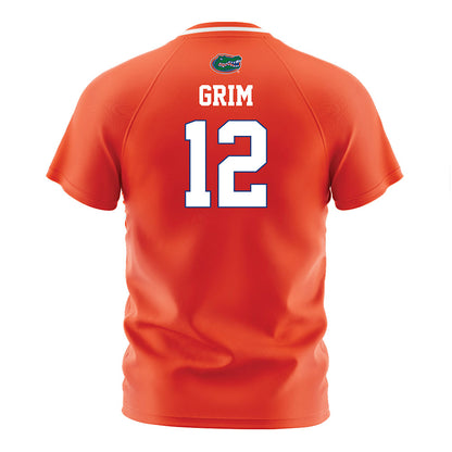 Florida - NCAA Women's Soccer : Charlotte Grim - Orange Soccer Jersey-1