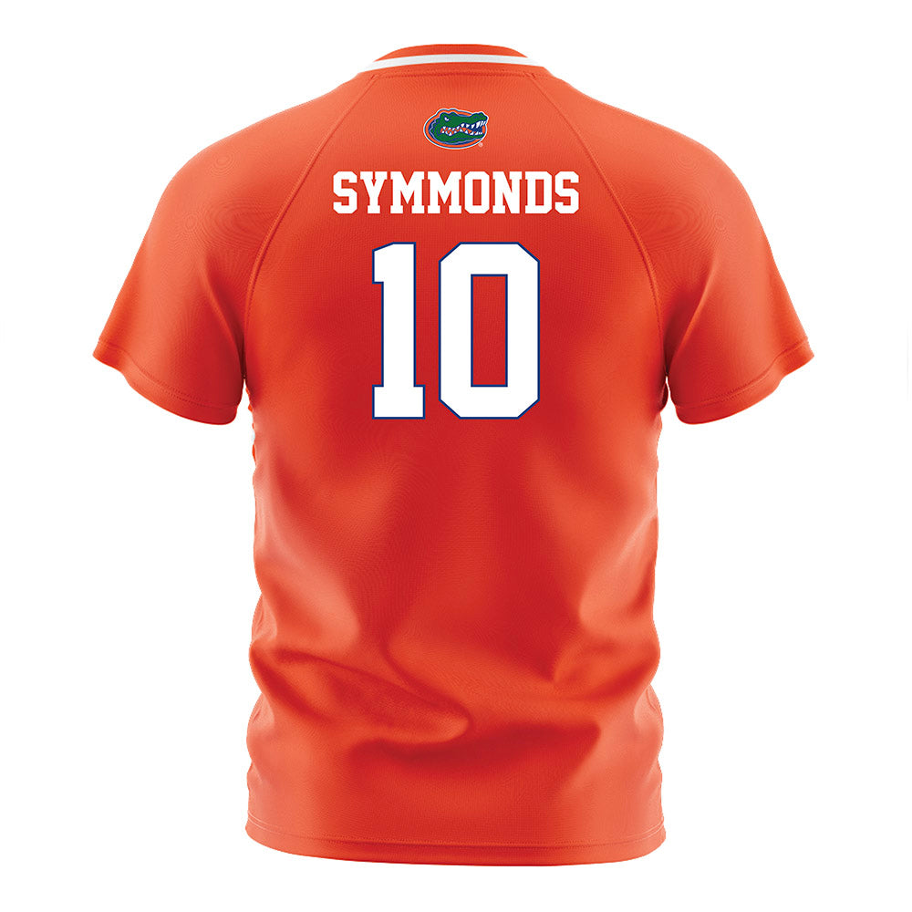Florida - NCAA Women's Soccer : Adia Symmonds - Orange Soccer Jersey-1