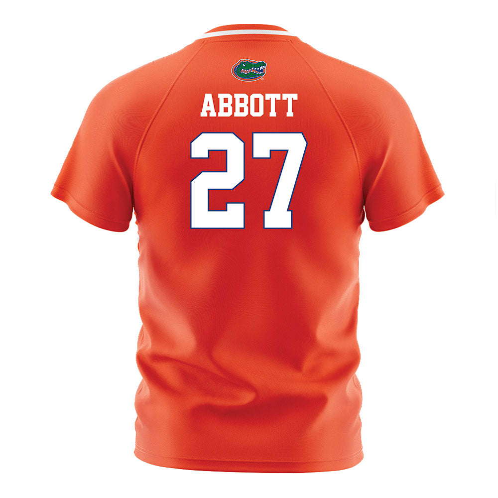 Florida - NCAA Women's Soccer : Norah Abbott - Orange Soccer Jersey-1