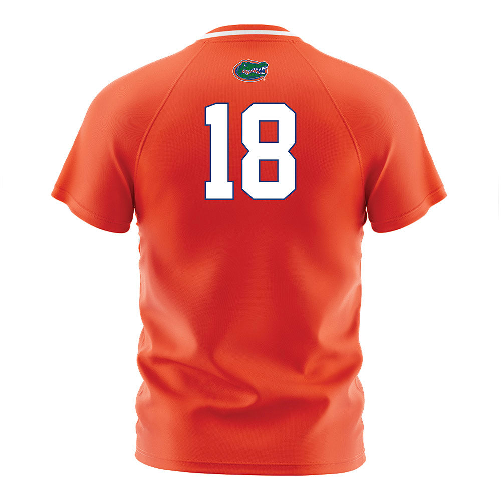 Florida - NCAA Women's Soccer : Kelsey Smith - Orange Soccer Jersey-1