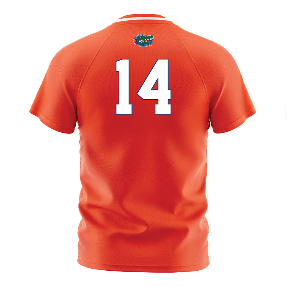 Florida - NCAA Women's Soccer : Tatum Borman - Orange Soccer Jersey-1