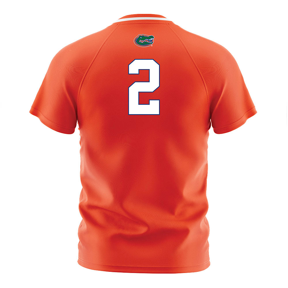 Florida - NCAA Women's Soccer : Ella Petersen - Orange Soccer Jersey-1