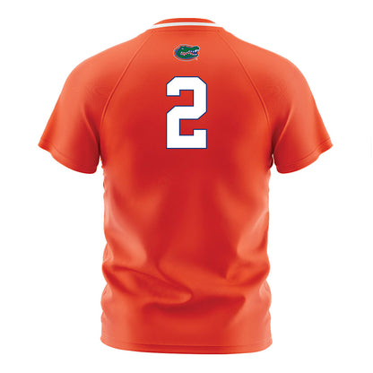 Florida - NCAA Women's Soccer : Ella Petersen - Orange Soccer Jersey-1