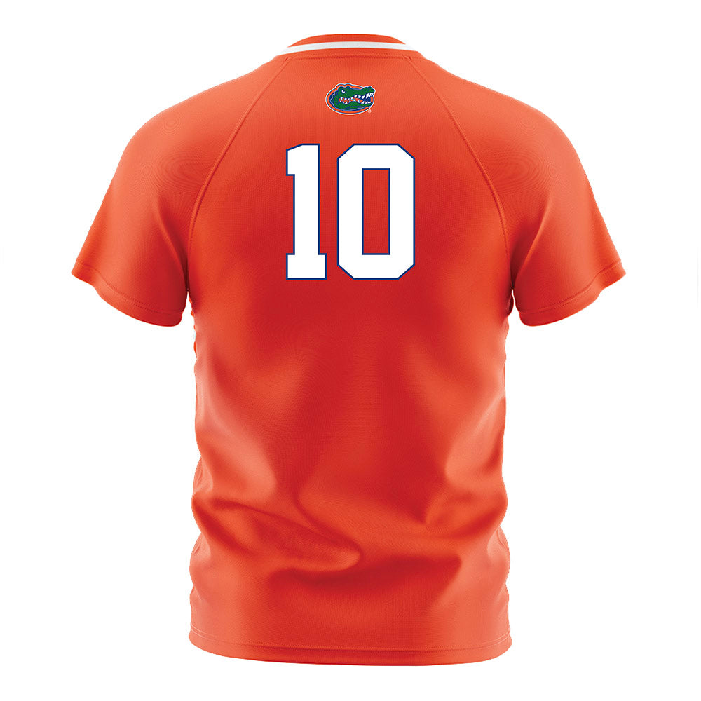 Florida - NCAA Women's Soccer : Adia Symmonds - Orange Soccer Jersey-1