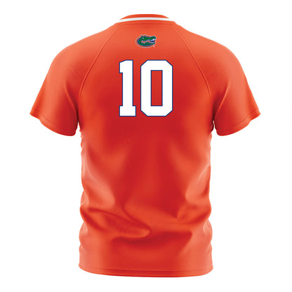 Florida - NCAA Women's Soccer : Adia Symmonds - Orange Soccer Jersey-1